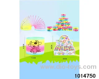 12pcs rainbow spring in display box