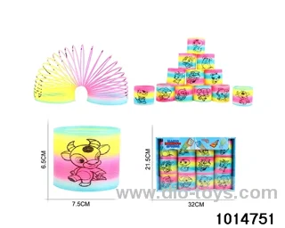 12pcs rainbow spring in box