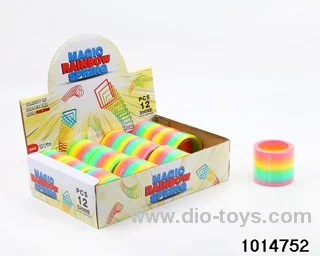 12pcs rainbow spring in display box