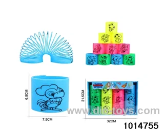 12pcs rainbow spring in box