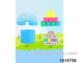 12pcs rainbow spring in display box
