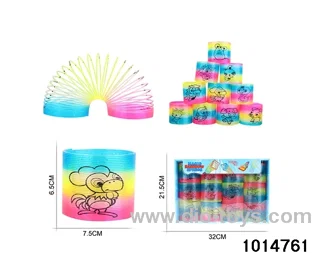 12pcs rainbow spring in box
