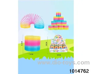 12pcs rainbow spring in display box