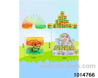 12pcs rainbow spring in display box
