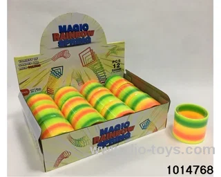 12pcs rainbow spring in display box