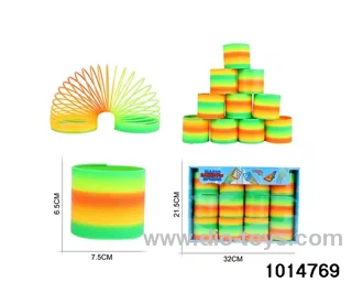 12pcs rainbow spring in box