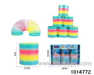 6pcs rainbow spring in box