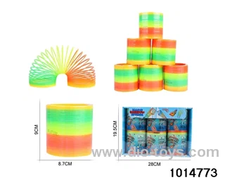 6pcs rainbow spring in box
