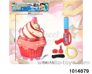 Backpack water gun in PP bag with header