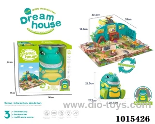 dream house set  with  light &music in window box