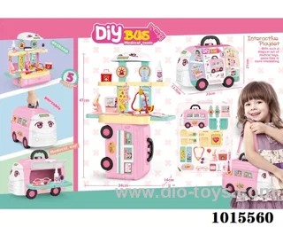 5 in 1  doctor  tools    in paper card