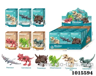15pcs dinoasur 6sets mixed loading in Display box