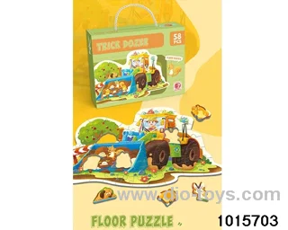 Puzzles in color box