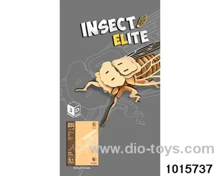 3D wooden small puzzle in color box