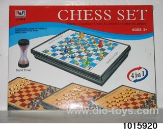 4 in 1 Chess (large) in color box