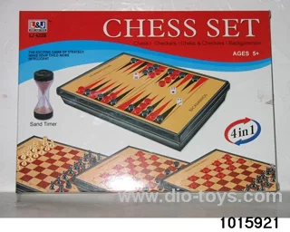 4 in 1 Chess (large) in color box