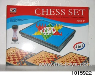 4 in 1 Chess (large) in color box