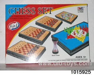 4 in 1 Chess (large) in color box