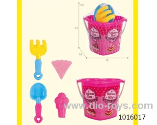 5pcs beach toys in  Net bag