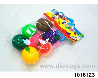 Fruit Cutter Toys in PP bag with header