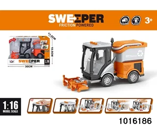 1:16 Vacuum truck (orange) in display box