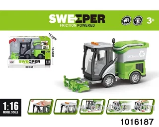 1:16 Vacuum truck (green) in display box