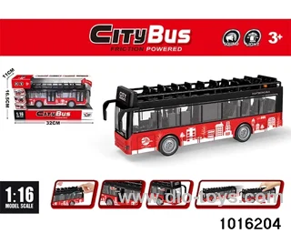 1:16 double-decker city tour bus in display box