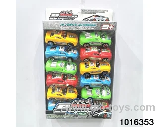 pull back car in color box