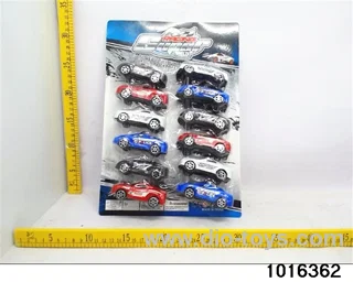 pull back car in Blister card