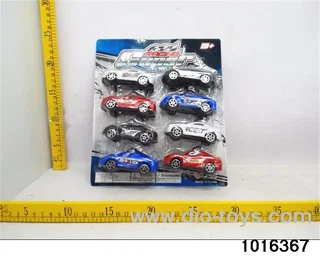 pull back car in Blister card