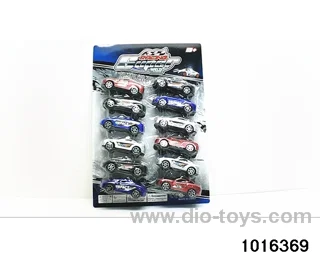 pull back car in Blister card