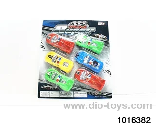 pull back car in Blister card
