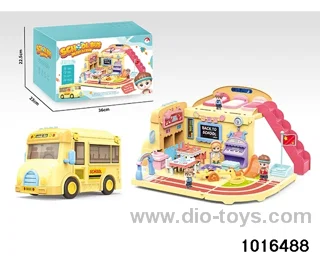 Gliding Music School Bus in color box
