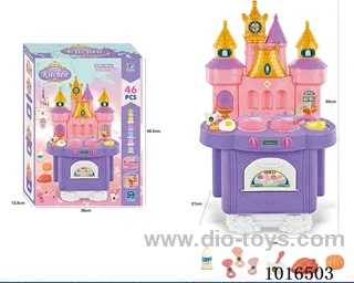 kitchen set with light &music not include in Color box