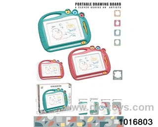 Magnetic drawing board in color box