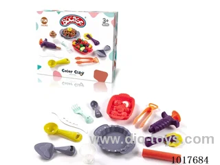 Color clay set (6 cans of 2 ounces) in color box
