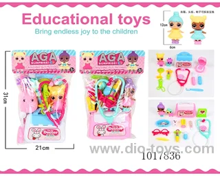Surprise doll-themed medicine kit 2 sets mixed loading in pp bag with header