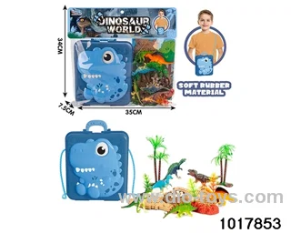 Dinosaur scene set in PP bag with header