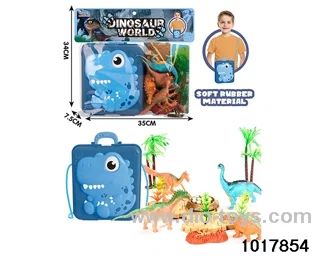 Dinosaur scene set in PP bag with header