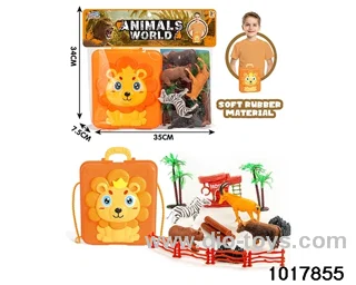 Forest animal scene set in PP bag with header
