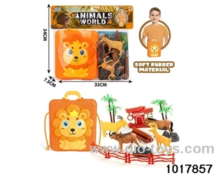 Forest animal scene set in PP bag with header