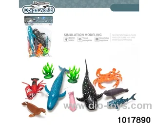 10pcs Sea World Set in PP bag with header