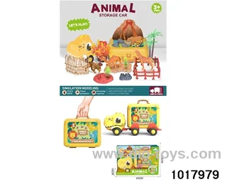 Animal scene set in window box
