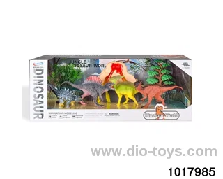Dinosaur scene set in display box
