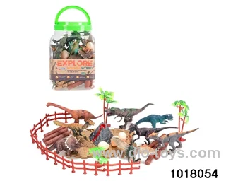 33pcs Dinosaur Set in Barrel