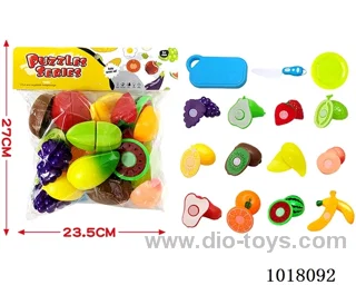 27pcs Fruit cutting toy in PP bag with header