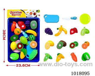 26pcs sliceable toy in PP bag with header