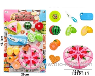 18pcs Fruit cutting toy in Blister card