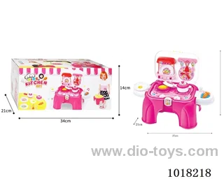 kitchen set with light &music not include in Color box