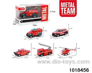 Sliding alloy car in window box